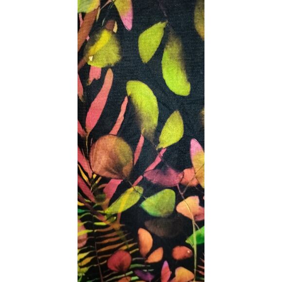 3937) Snoskins Multi Fall Color Cowl Long Sleeve Blouse Large - Picture 6 of 8